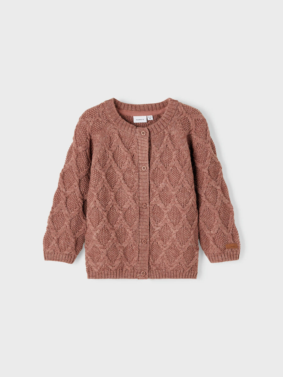 Name it EN LAINE MÉRINOS CARDIGAN EN MAILLE, Cognac, highres - 13199330_Cognac_003.jpg