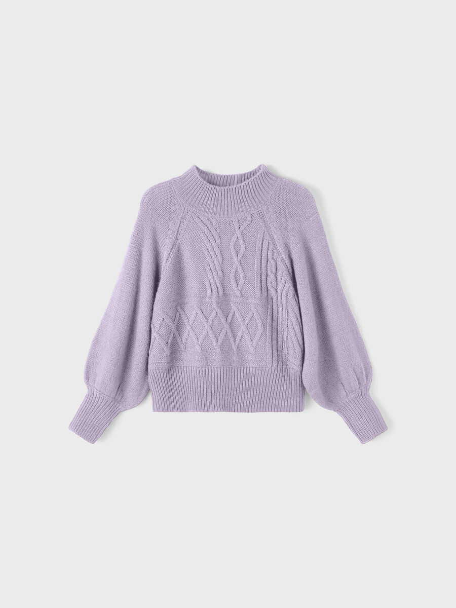 Name it CABLE KNITTED PULLOVER, Orchid Petal, highres - 13209813_OrchidPetal_003.jpg