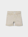 Name it SMAL PASSFORM SHORTS, Oatmeal, highres - 13202323_Oatmeal_003.jpg