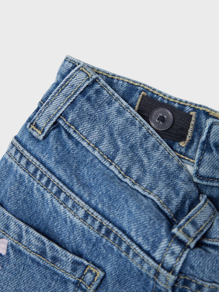 name it BAGGY FIT JEANS, Medium Blue Denim, highres - 13232569_MediumBlueDenim_1162360_005.jpg