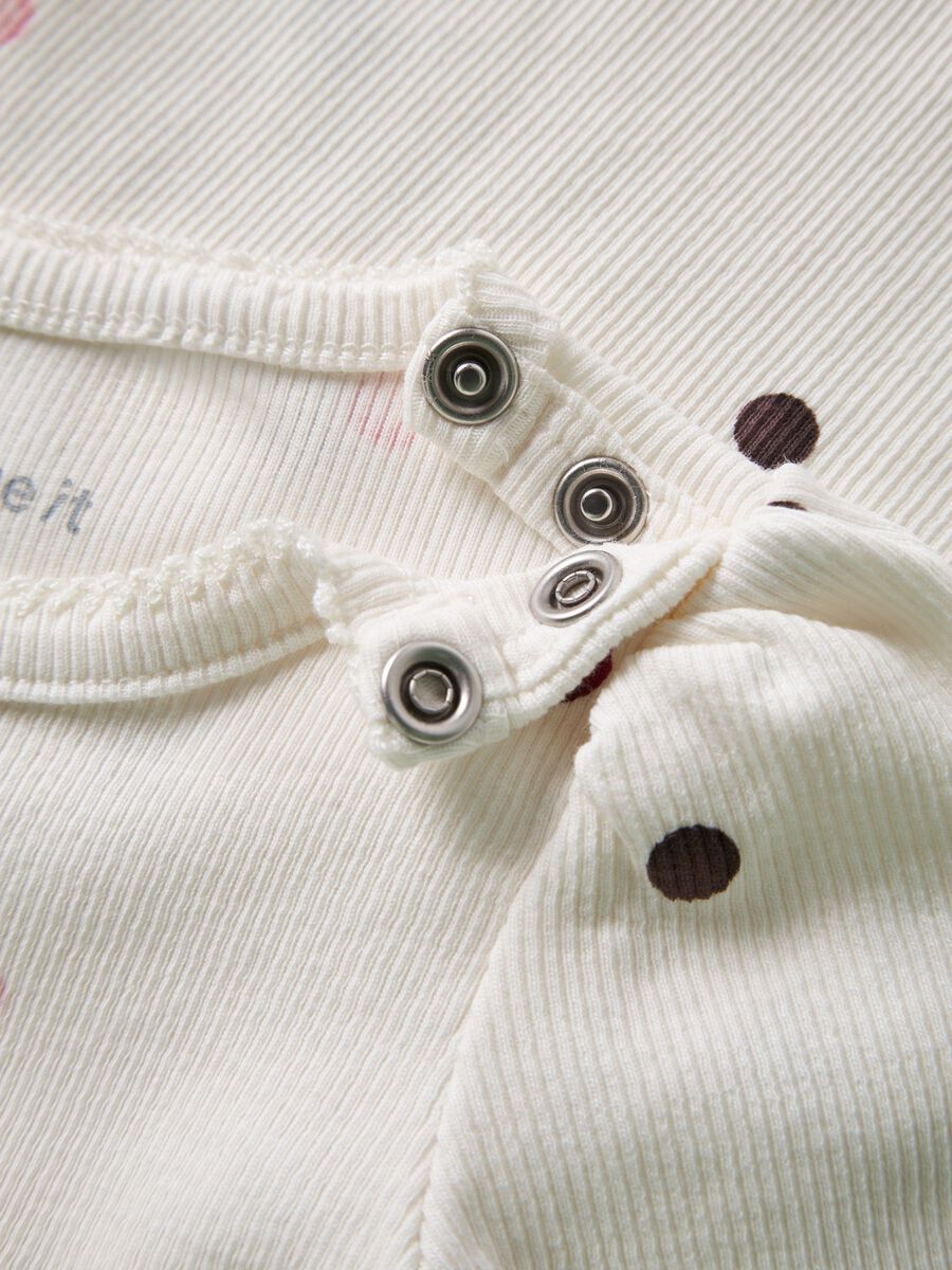 Product carousel image - ORGANIC COTTON ROMPER, Antique White | 2
