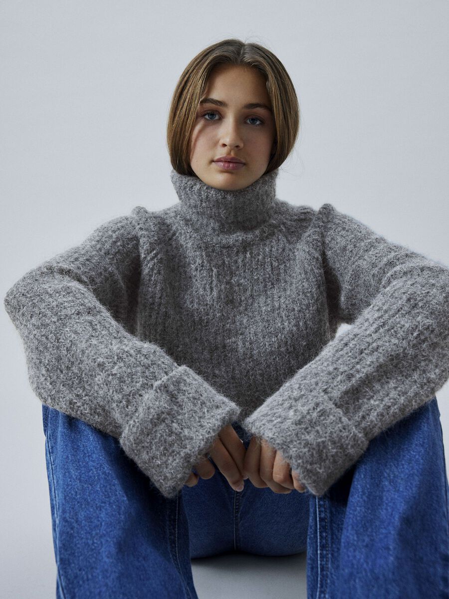 name it À MANCHES LONGUES PULL EN MAILLE, Dark Grey Melange, highres - 13234615_DarkGreyMelange_007.jpg