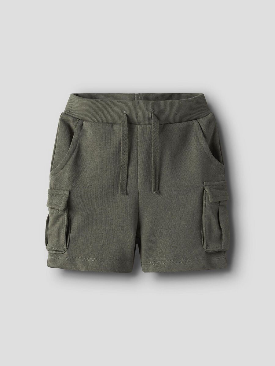 name it NORMAL PASSFORM SWEATSHORTS, Dusty Olive, highres - 13240417_DustyOlive_003.jpg