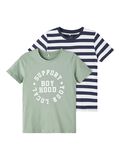 Name it 2-PACK REGULAR FIT T-SHIRT, Hedge Green, highres - 13200572_HedgeGreen_938294_001.jpg