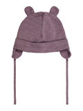 Name it ULDBLANDING KABELSTRIKKET HAT, Black Plum, highres - 13161201_BlackPlum_001.jpg