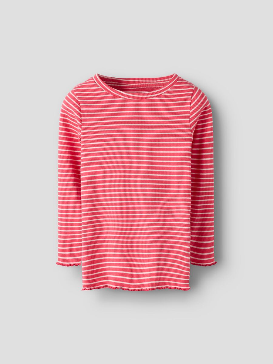 Product carousel image - ORGANIC COTTON LONG SLEEVED TOP, Paradise Pink | 1