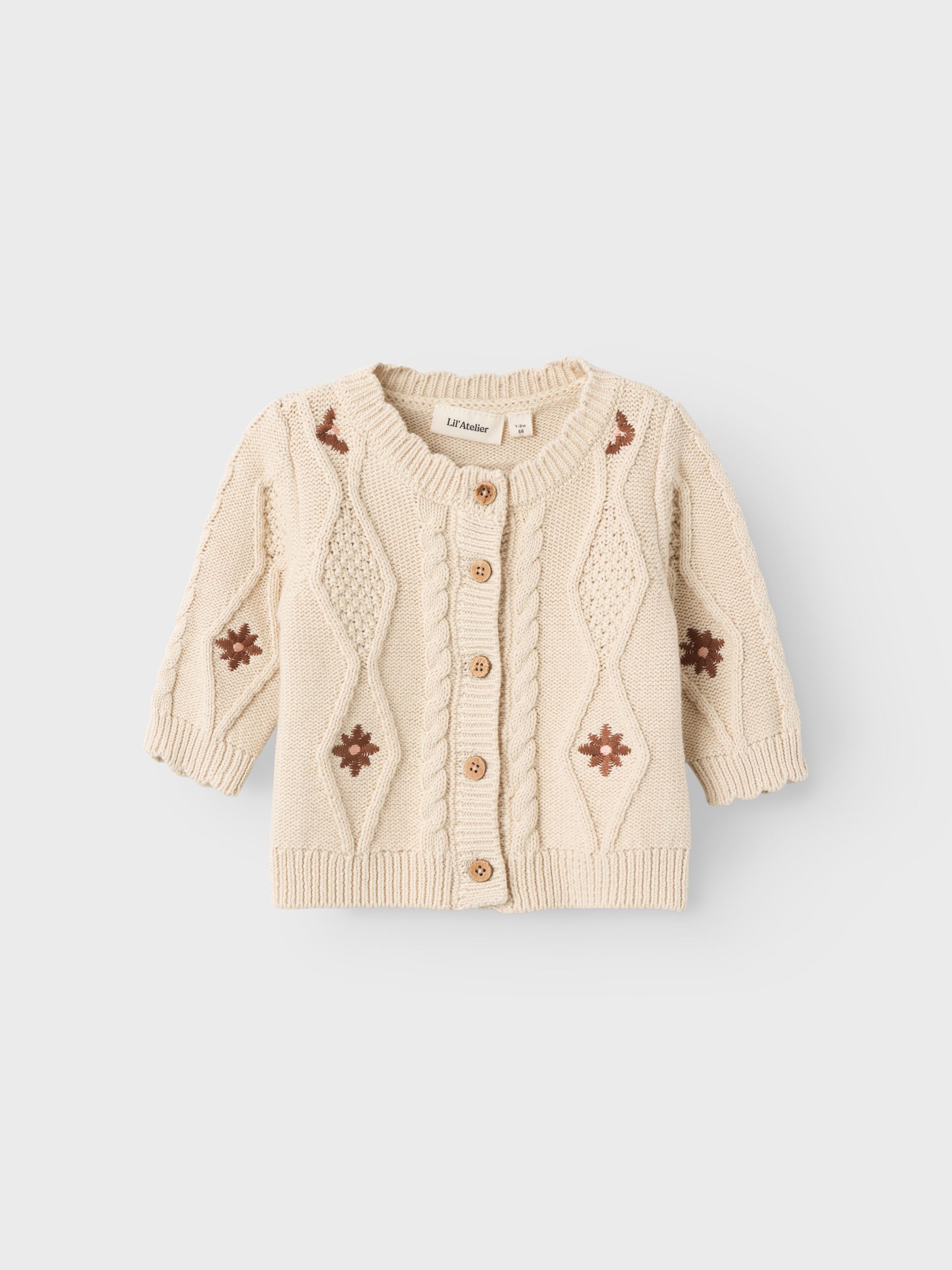 Baby girl cable knit cardigan hotsell