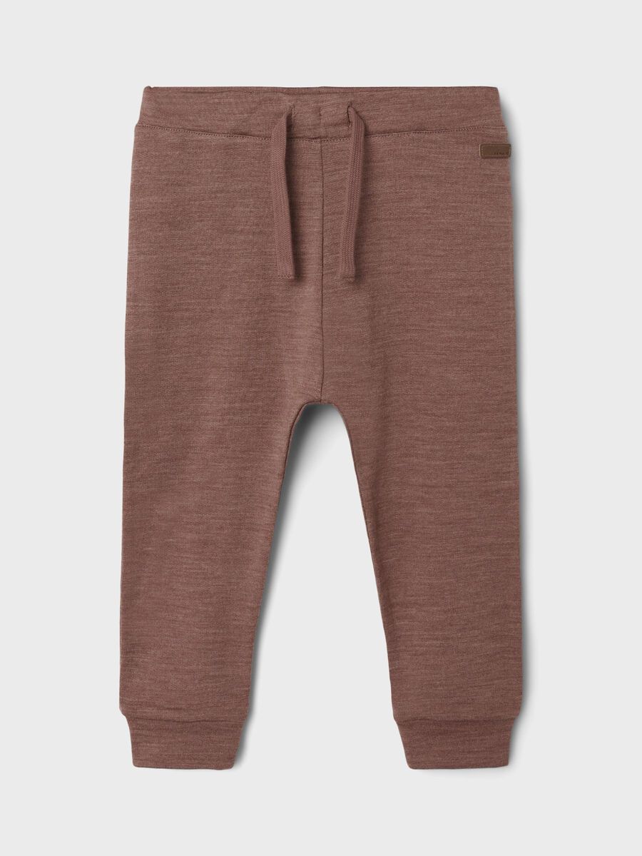 Name it MERINO WOL SWEATPANTS, Cognac, highres - 13199336_Cognac_003.jpg