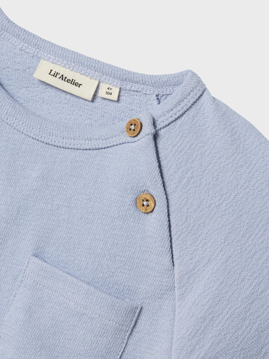 name it ORGANIC COTTON SWEATSHIRT, Zen Blue, highres - 13243734_ZenBlue_005.jpg