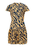 Name it PLEATED ZEBRA PRINT DRESS, Amber Gold, highres - 13171390_AmberGold_001.jpg