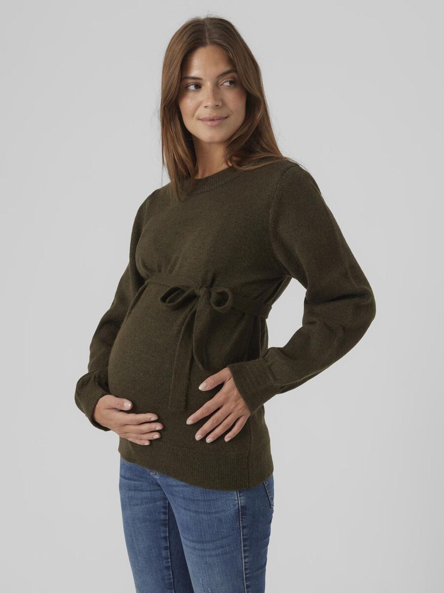 Mama.licious KNITTED MATERNITY-PULLOVER KNITTED TOP, Grape Leaf, highres - 20016830_GrapeLeaf_974686_003.jpg