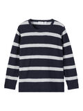 Name it STRIPED KNITTED JUMPER, Dark Sapphire, highres - 13185628_DarkSapphire_001.jpg