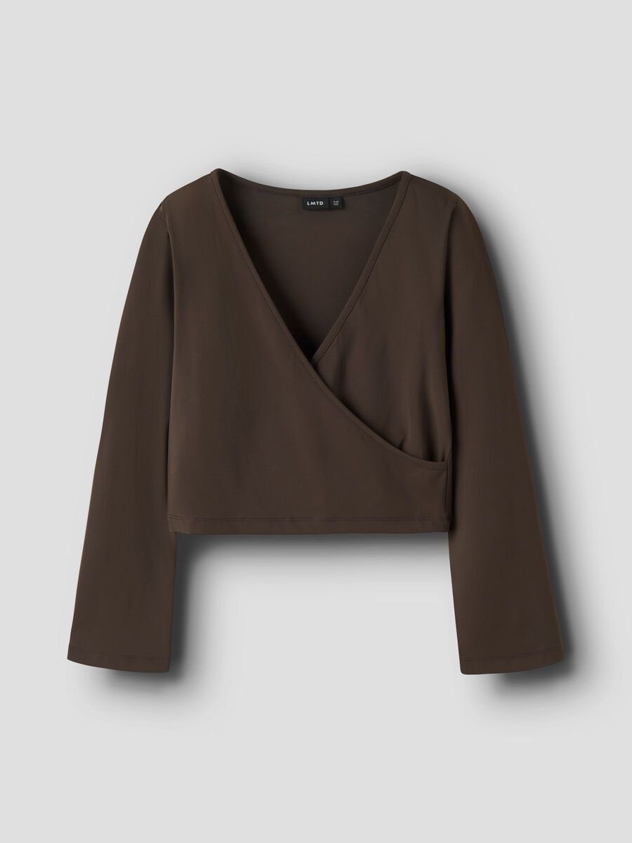 Product carousel image 1 WRAP LONG SLEEVED TOP, Delicioso