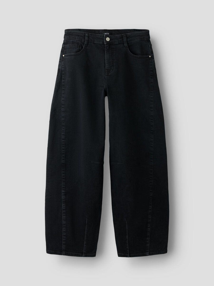 Carousel image 1 BALLOON FIT JEANS, Black