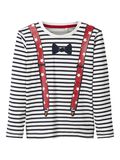 Name it CHRISTMAS PRINT STRIPED LONG-SLEEVED T-SHIRT, Jester Red, highres - 13170635_JesterRed_001.jpg