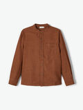Name it CHINA COLLAR - COTTON SHIRT, Toasted Coconut, highres - 13174438_ToastedCoconut_003.jpg