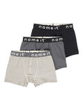 Name it 3-PACK BOXER SHORTS, Asphalt, highres - 13185852_Asphalt_001.jpg