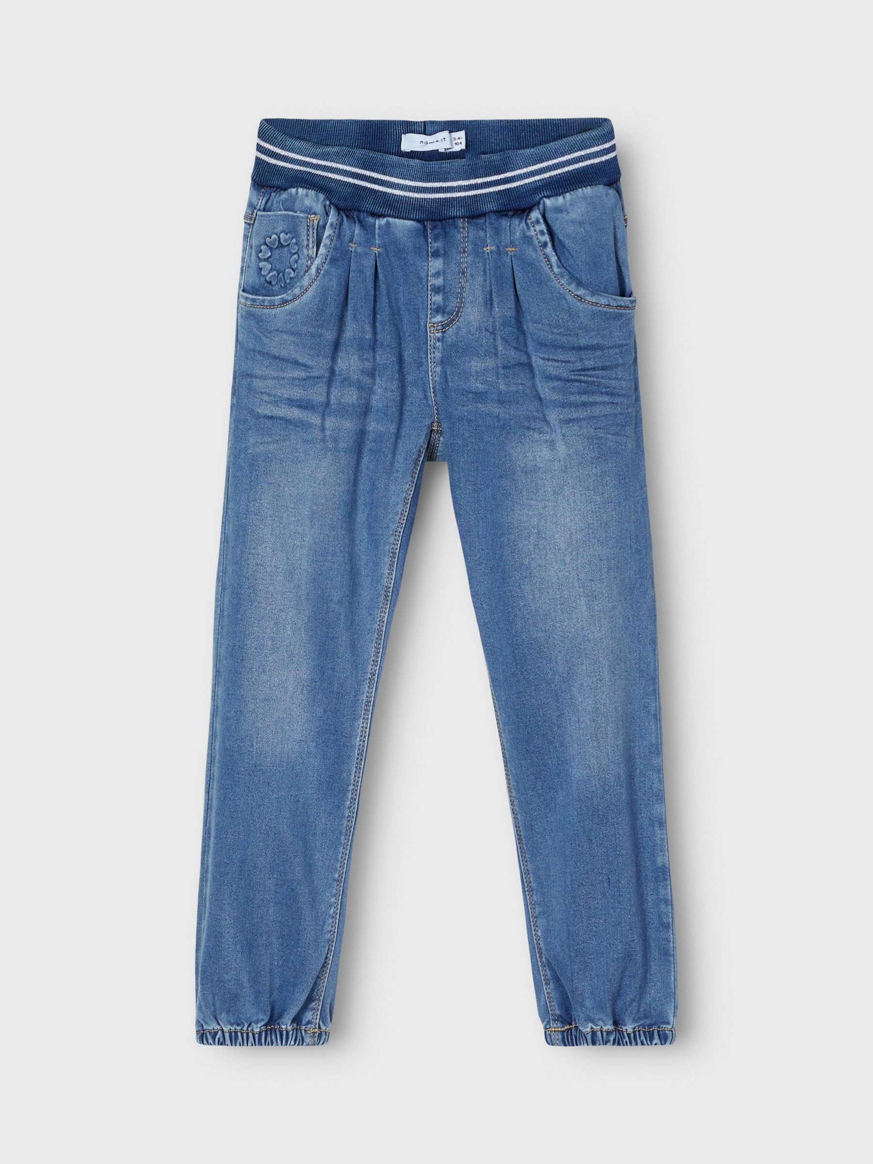 ELÁSTICOS DE CORTE BAGGY JEANS (Blue) de name it mini | Name it®