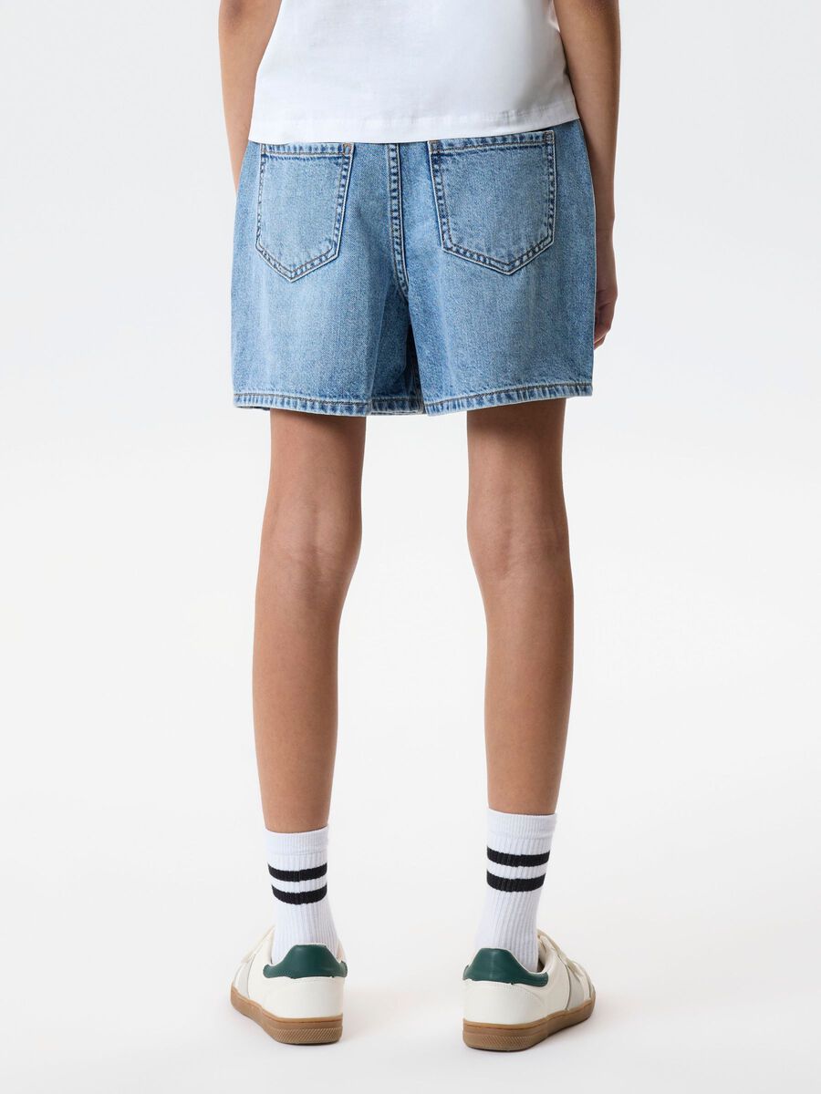 Carousel image 6 REGULAR DENIM SKORT, Medium Blue Denim