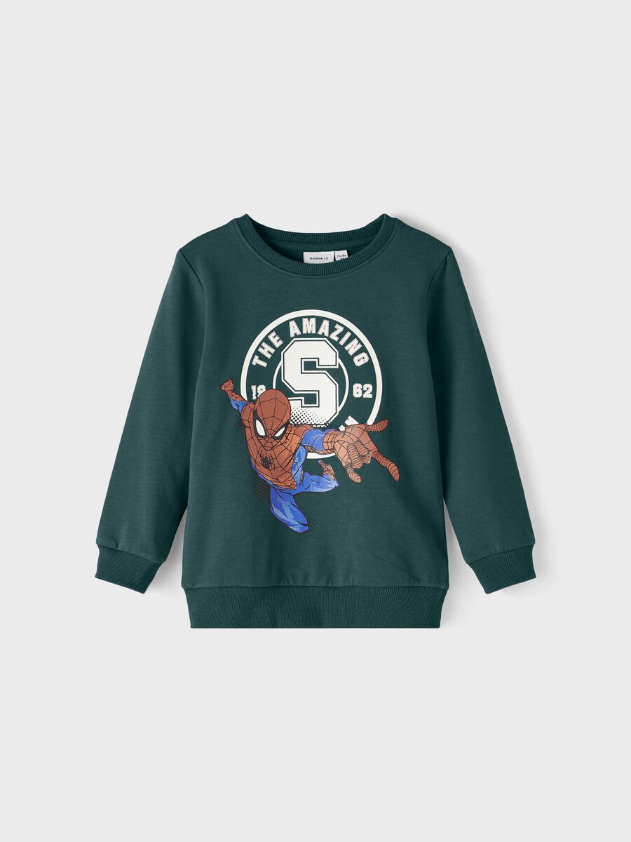 Name it SPIDERMAN SWEAT-SHIRT, Sea Moss, highres - 13210737_SeaMoss_003.jpg