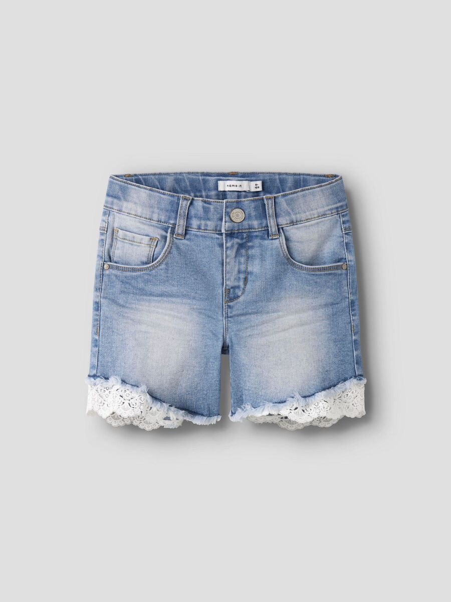 name it SLIM FIT SHORTS, Medium Blue Denim, highres - 13197440_MediumBlueDenim_003.jpg