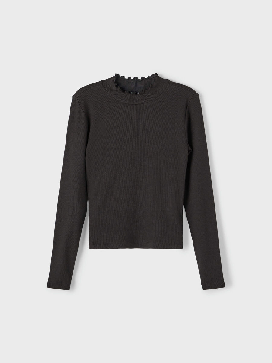 Name it LONG SLEEVED TURTLENECK, Black, highres - 13191549_Black_003.jpg
