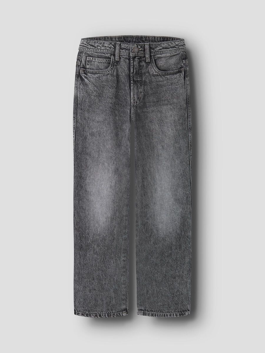Product carousel image - LOOSE FIT JEANS, Dark Grey Denim | 2