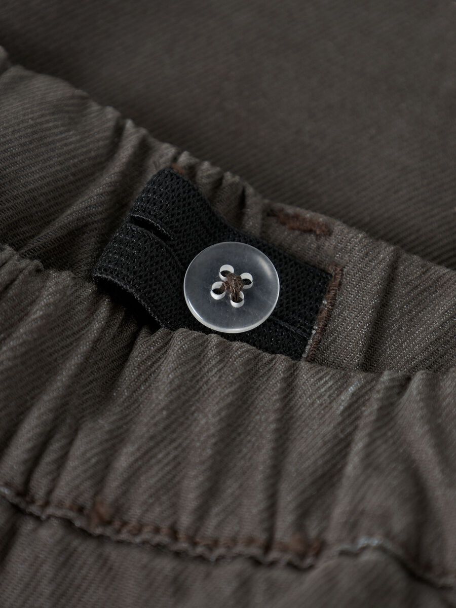 Carousel image - TAPERED CARGO TROUSERS, Peat | 5