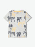 Name it ZEBRAPRINT T-SHIRT, Light Grey Melange, highres - 13178261_LightGreyMelange_003.jpg