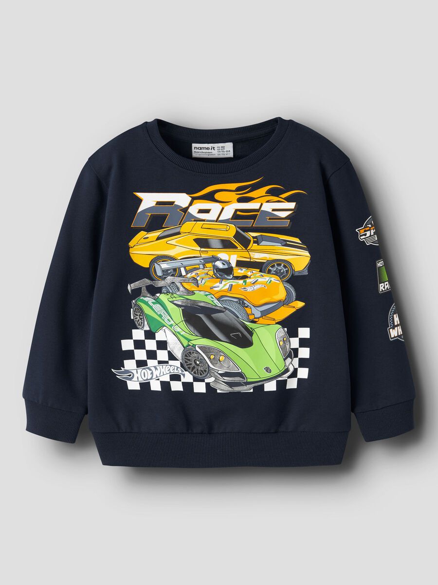 Product carousel image - HOT WHEELS SWEATSHIRT, Navy Blazer | 2