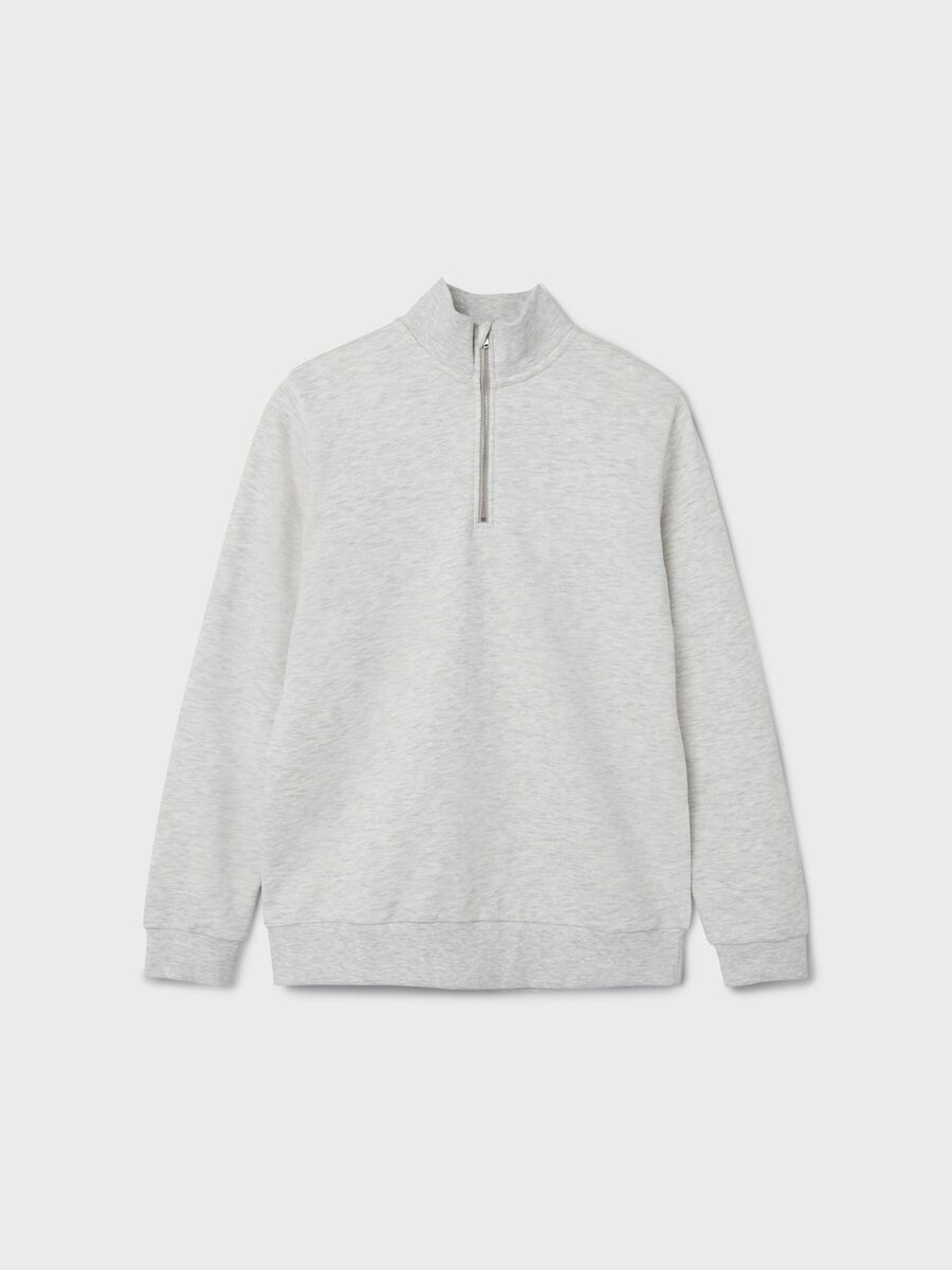 Name it HALF ZIP SWEATSHIRT, Light Grey Melange, highres - 13229118_LightGreyMelange_1098965_003.jpg