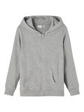 Name it BAUMWOLL STRICKJACKE, Grey Melange, highres - 13197665_GreyMelange_001.jpg