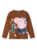 Name it GEORGE PIG T-SHIRT À MANCHES LONGUES, Coffee Liqueúr, highres - 13192403_CoffeeLiquer_001.jpg