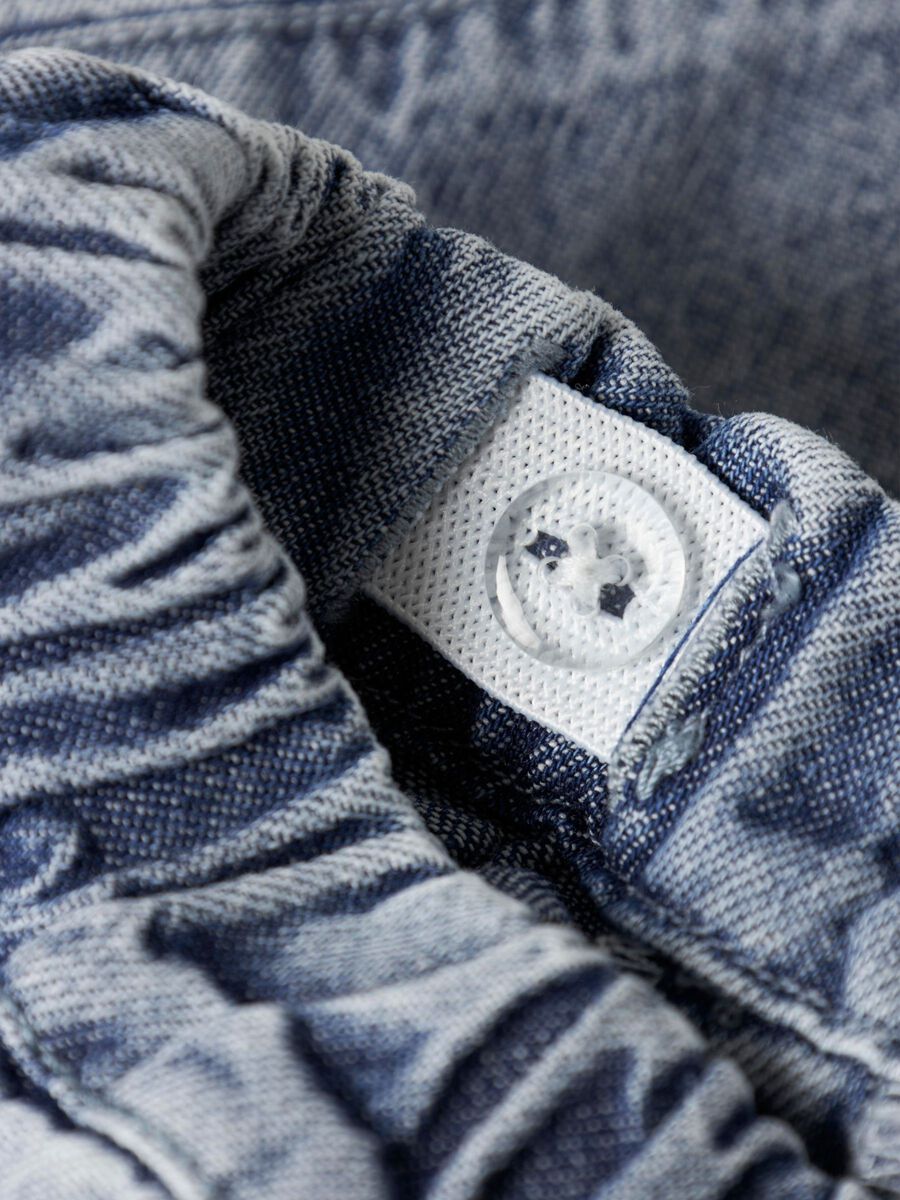 Product carousel image - WIDE LEG JEANS, Medium Blue Denim | 2