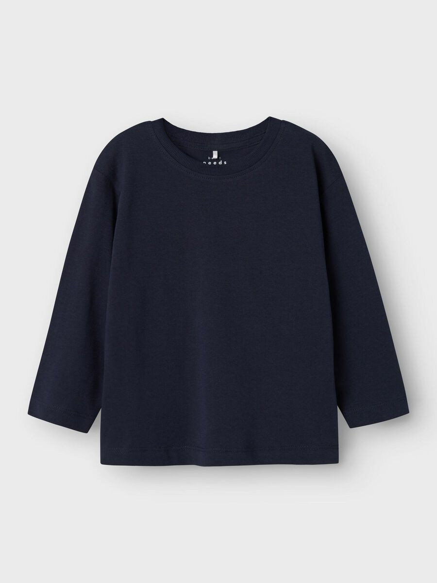 name it REGULAR FIT TOP MED LANGE ÆRMER, Dark Sapphire, highres - 13232312_DarkSapphire_003.jpg
