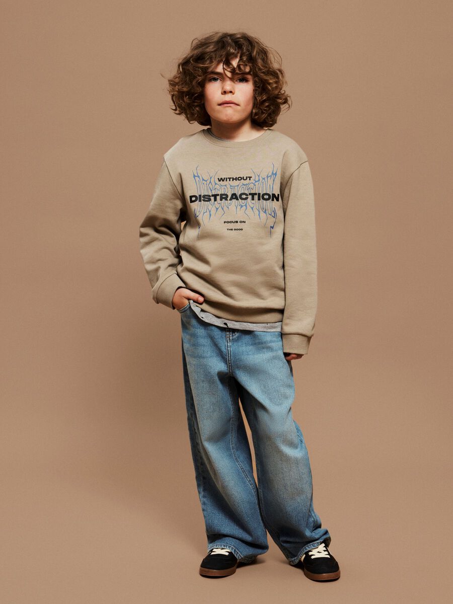 Carousel image - &Oslash;KOLOGISK BOMULD SWEATSHIRT, Vintage Khaki | 3