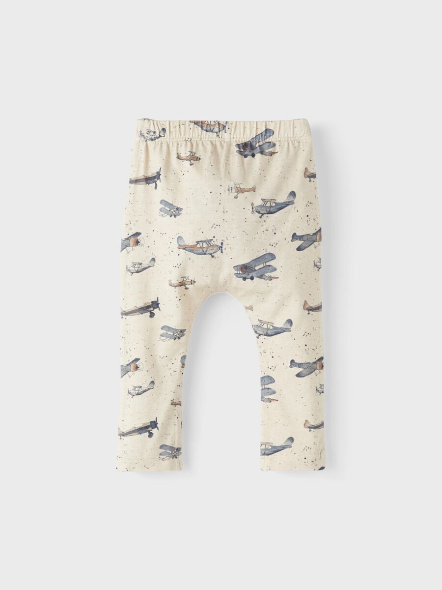 Carousel image - VLIEGTUIG PRINT BROEK, Peyote Melange | 2
