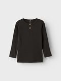 Name it RIB BUTTON LONG SLEEVED TOP, Black, highres - 13198045_Black_003.jpg