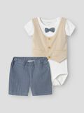 Product image thumbnail - EN COTON BIOLOGIQUE LOT DE SHORTS, Blue Mirage | 1