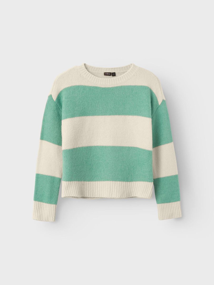 Name it STRIPED KNITTED PULLOVER, Turtledove, highres - 13226243_Turtledove_1082547_003.jpg