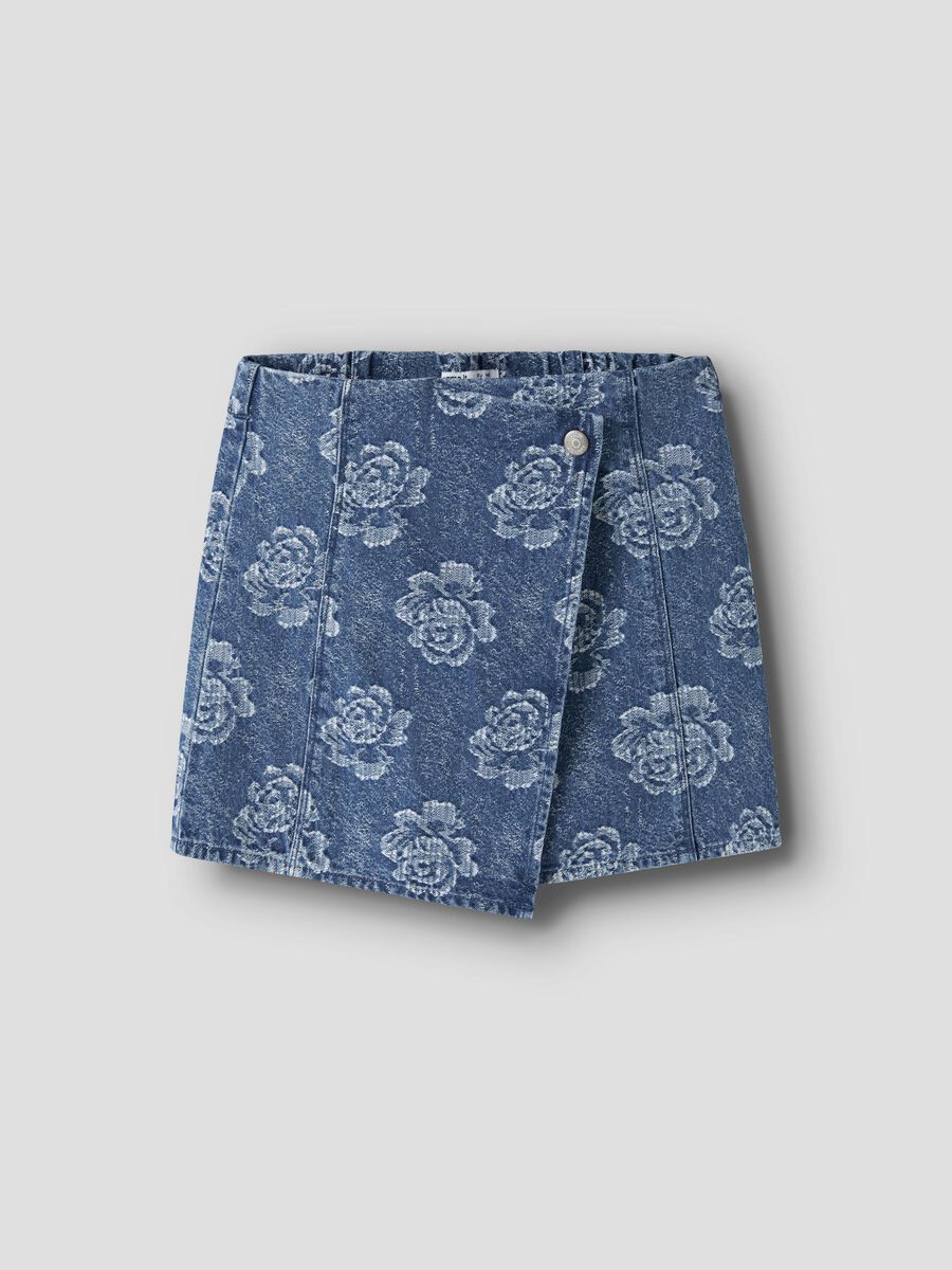 Product carousel image 2 DENIM SKIRT, Medium Blue Denim