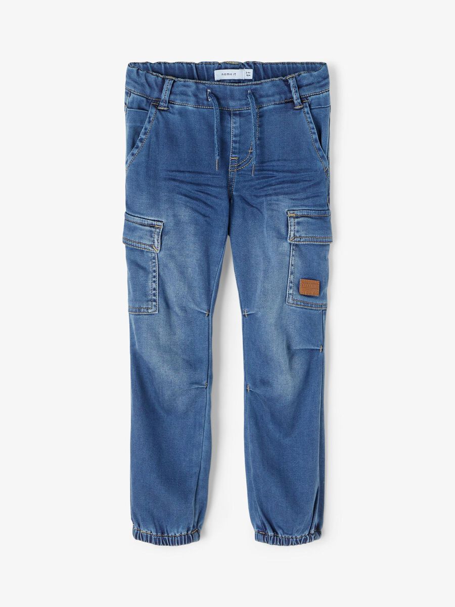 Name it COUPE DROITE CARGO JEAN, Medium Blue Denim, highres - 13190076_MediumBlueDenim_003.jpg