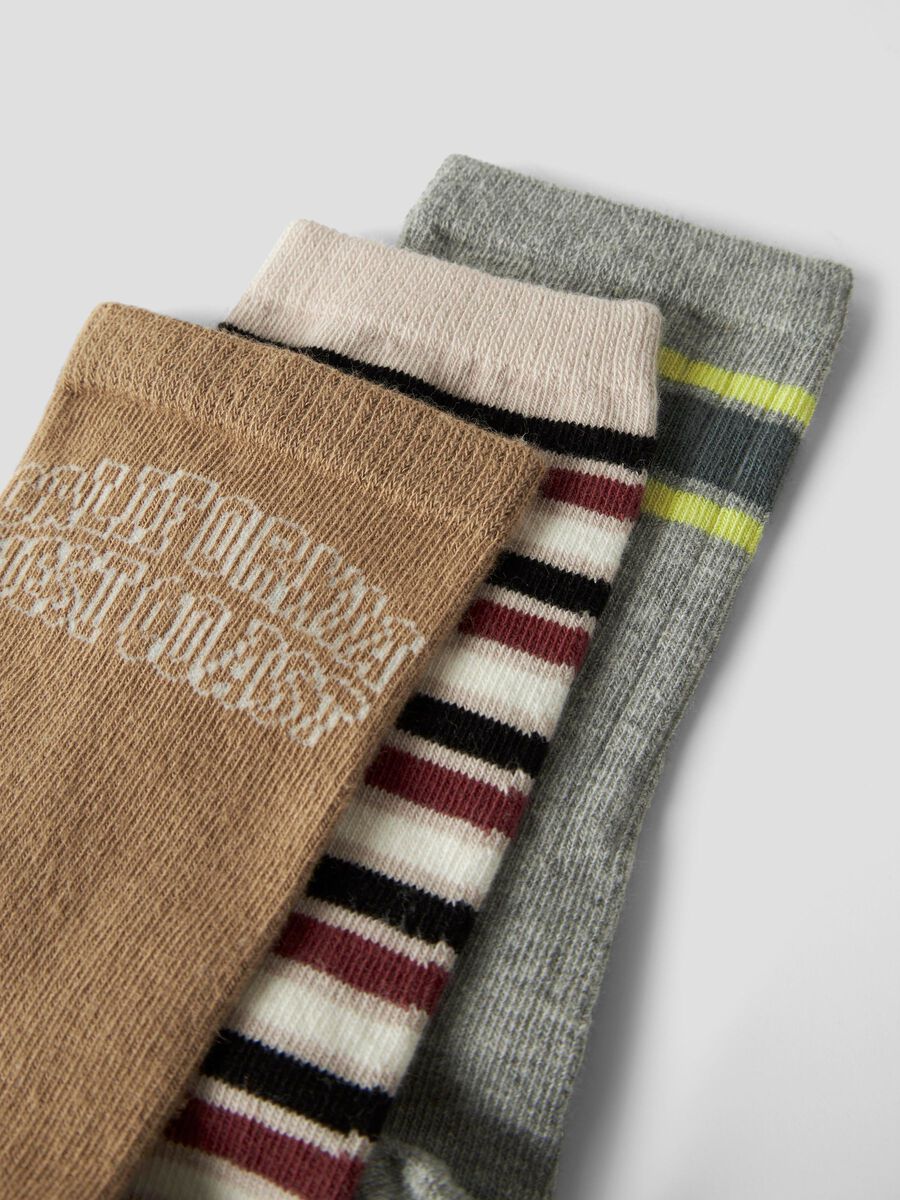 Product carousel image - 3 PACK SOCKS, Toasted Coconut | 2