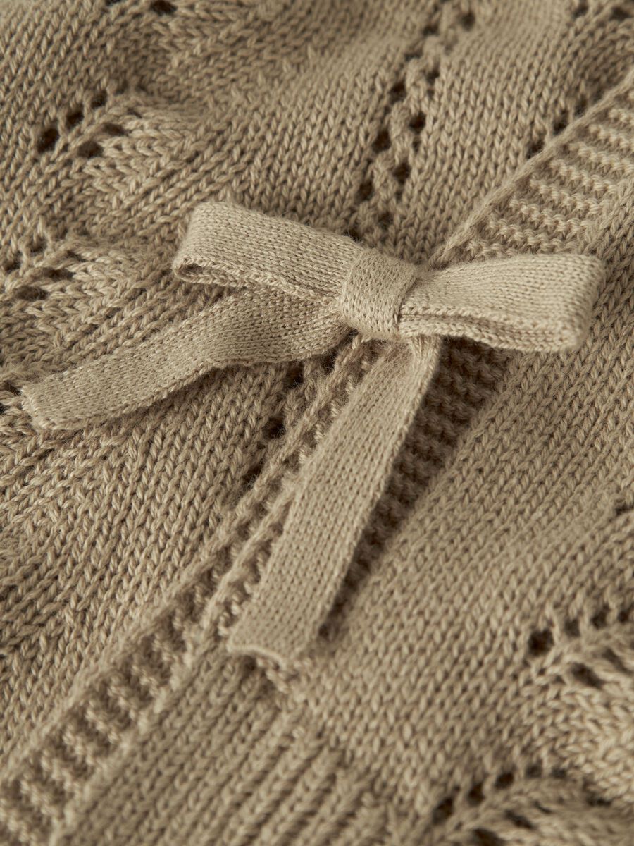 Carousel image 4 BOW DETAIL KNITTED VEST, Twill