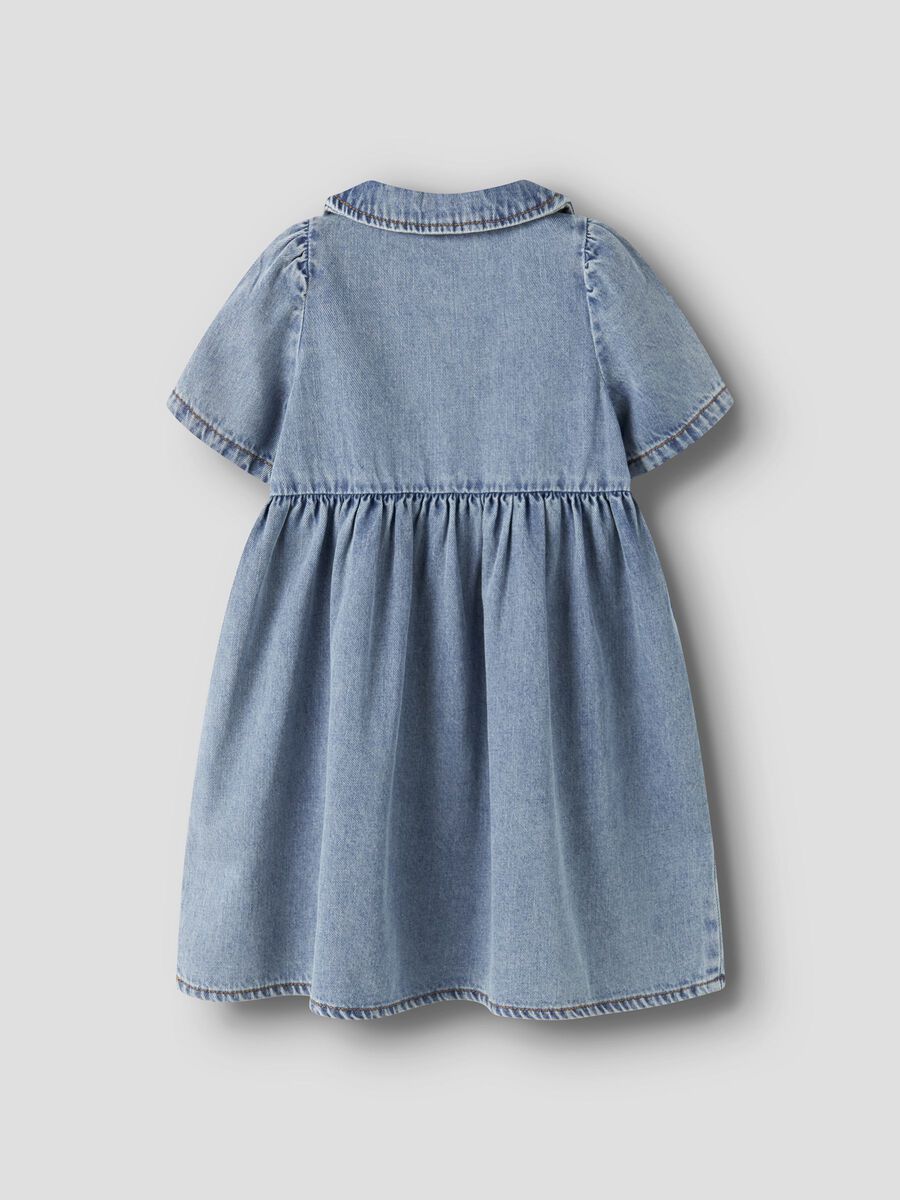 Product carousel image - LOOSE FIT DENIM DRESS, Medium Blue Denim | 2
