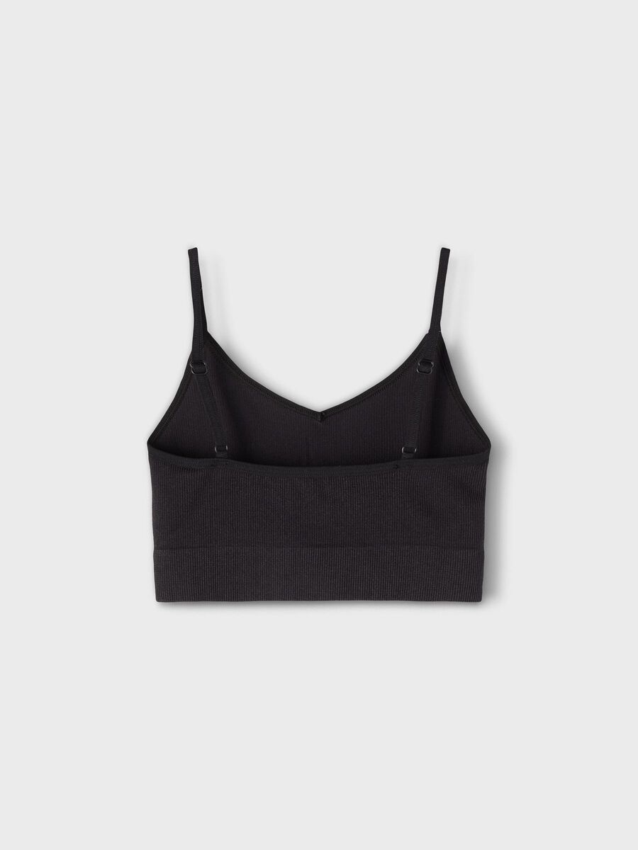 Name it 2 PACK RIB BRALETTE, Black, highres - 13223942_Black_002.jpg