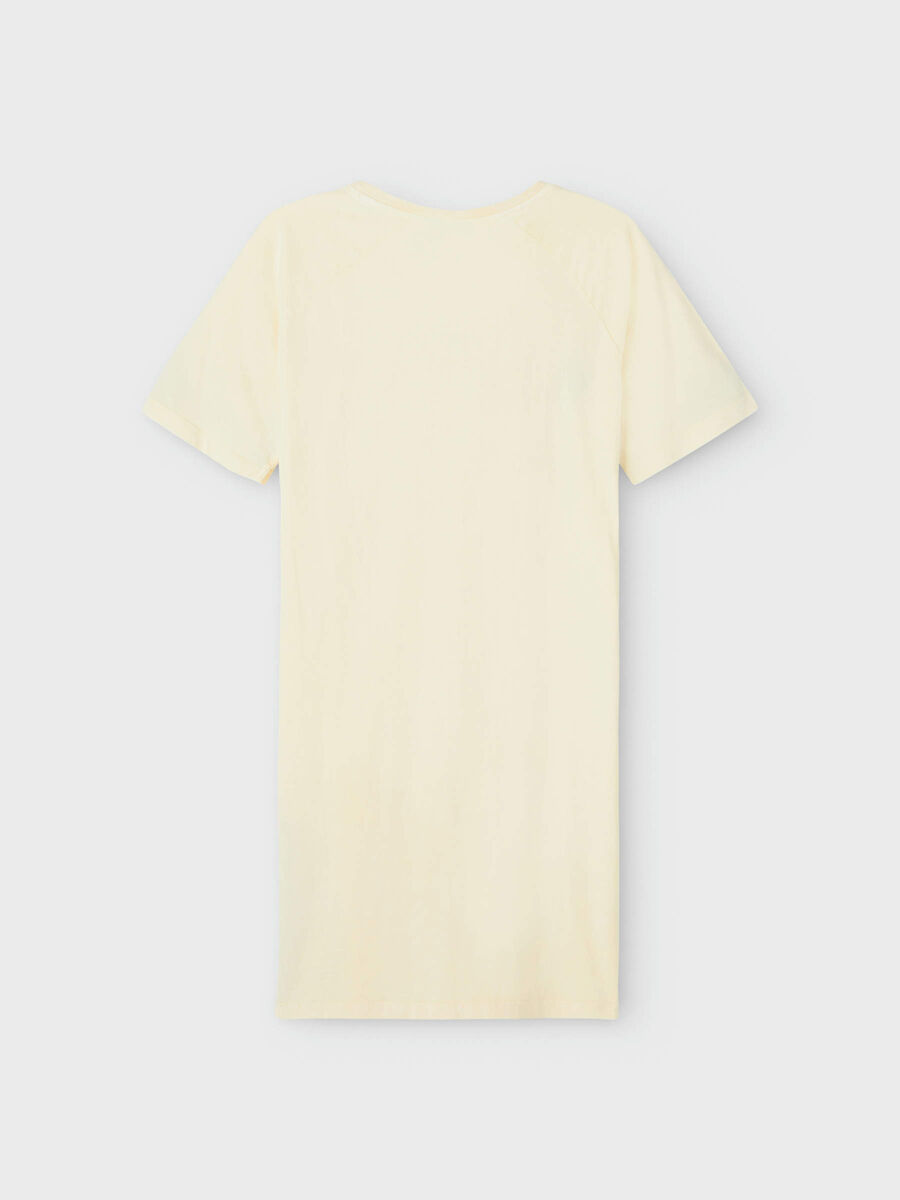 name it LOOSE FIT SHORT SLEEVED DRESS, Mellow Yellow, highres - 13203826_MellowYellow_002.jpg