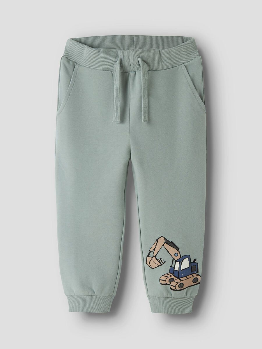 Product carousel image - REGULAR FIT SWEATPANTS, Green Milieu | 1