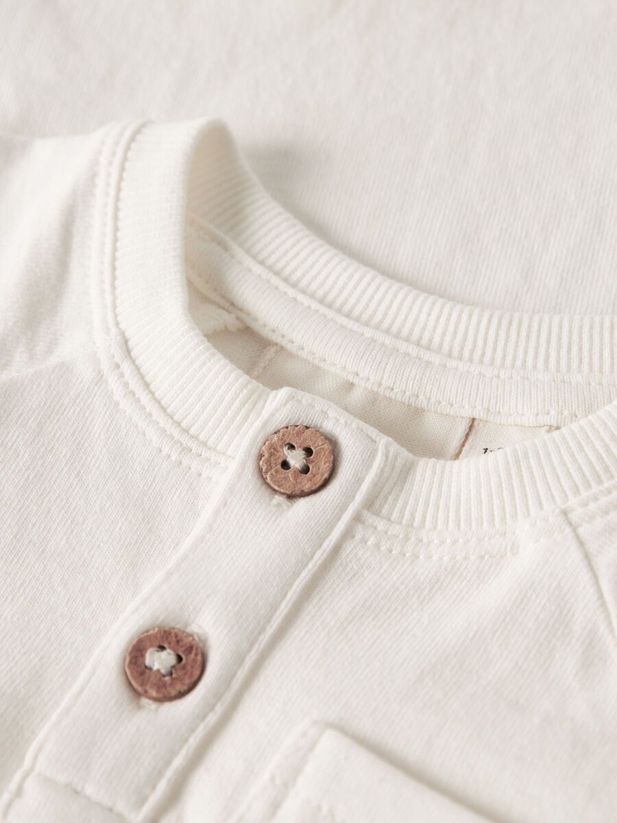 Carousel image - KORTE MOUWEN ROMPER, Coconut Milk | 3