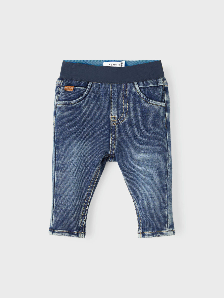 Name it SLIM EN MOLLETON JEAN, Dark Blue Denim, highres - 13197525_DarkBlueDenim_972010_003.jpg